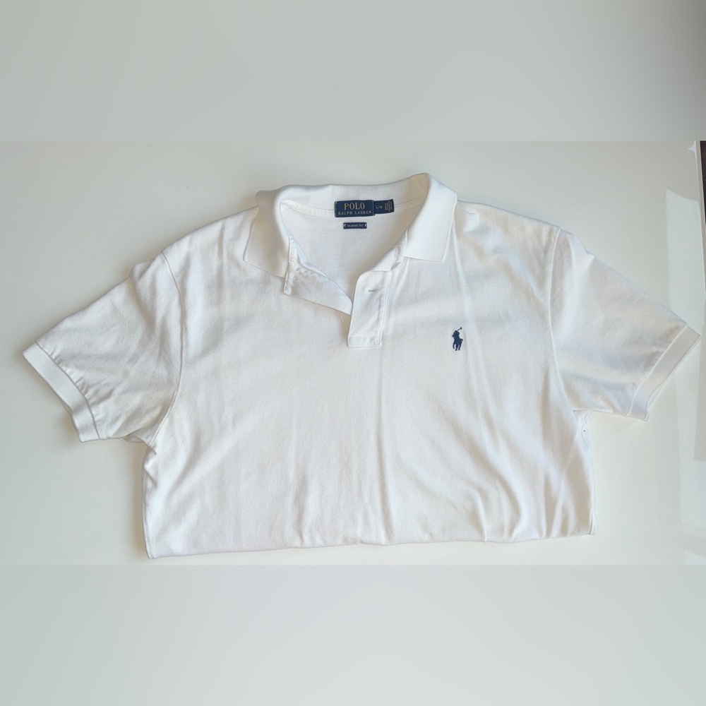 Polo by Ralph Lauren Men's Classic White Polo Shirt